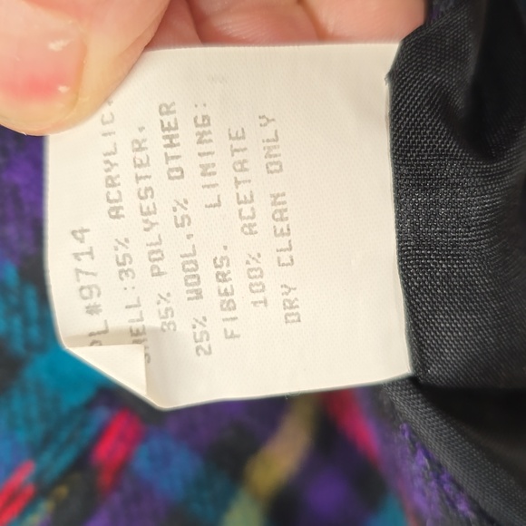 Sag Harbor Multicolor Plaid Blazer - Picture 4 of 5